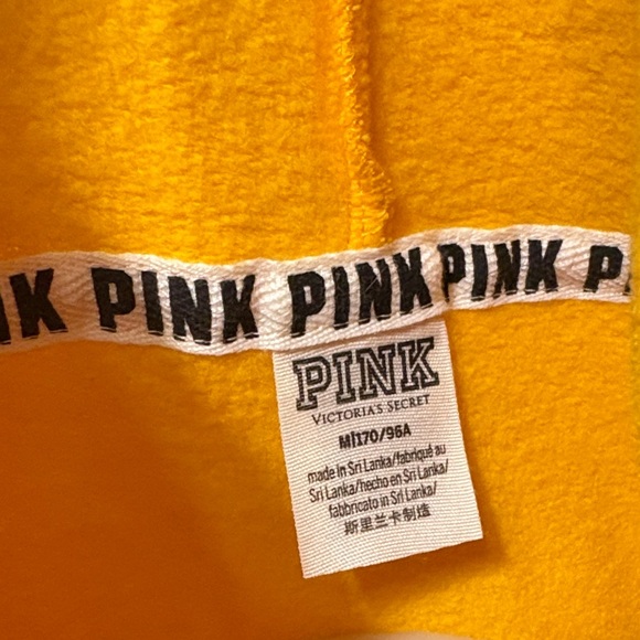 Victoria's Secret PINK Bright Yellow Hoodie - Picture 2 of 6